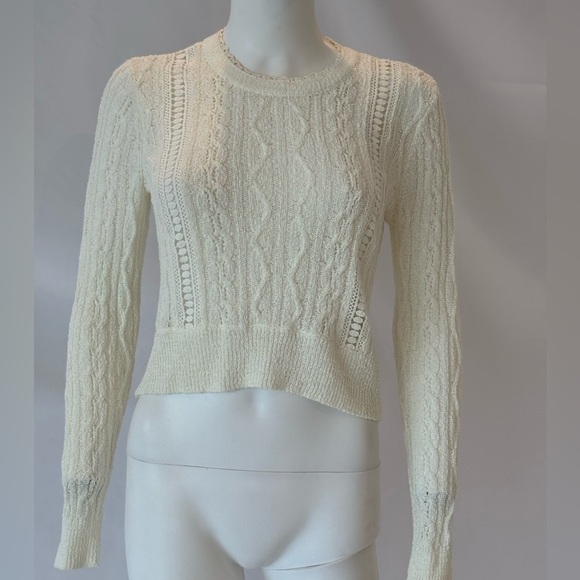 BCBG MaxAzria Mixed Stitch Spring sweater
Milky White Size XS - Picture 1 of 6